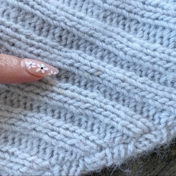 PURL One Hand Knitted Lambswool Angora Sweater Women's One Size (S-M) Australia - Picture 6 of 8